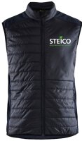STEICO Weste warm gefüttert Herren schwarz/navy Stick